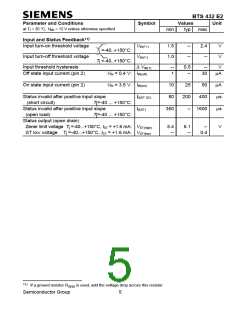 浏览型号BTS432E2的Datasheet PDF文件第5页