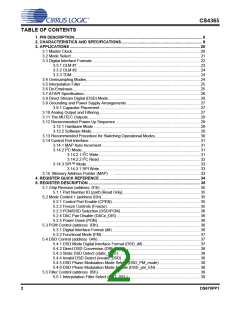 浏览型号CDB4365的Datasheet PDF文件第2页