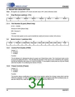 浏览型号CDB4365的Datasheet PDF文件第34页