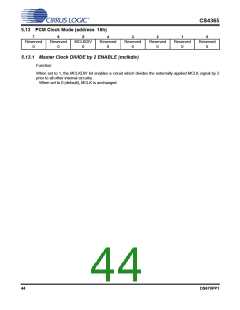 浏览型号CDB4365的Datasheet PDF文件第44页