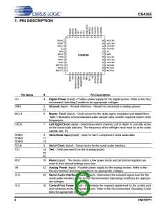 浏览型号CDB4365的Datasheet PDF文件第6页