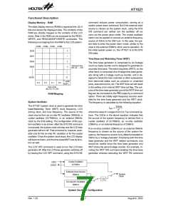 浏览型号HT1621B的Datasheet PDF文件第7页