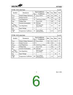 浏览型号HT7533的Datasheet PDF文件第6页