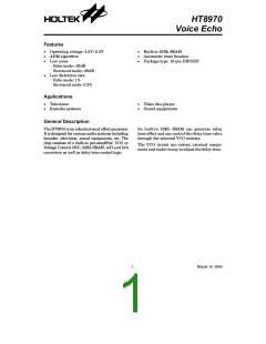 浏览型号HT8970的Datasheet PDF文件第1页