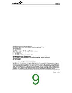 浏览型号HT8970的Datasheet PDF文件第9页