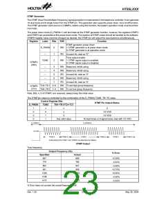 浏览型号HT95L400-128QFP-A的Datasheet PDF文件第23页
