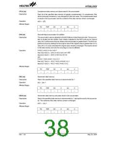 浏览型号HT95L400-128QFP-A的Datasheet PDF文件第38页