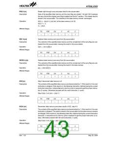 浏览型号HT95L400-128QFP-A的Datasheet PDF文件第43页