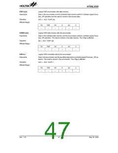 浏览型号HT95L400-128QFP-A的Datasheet PDF文件第47页
