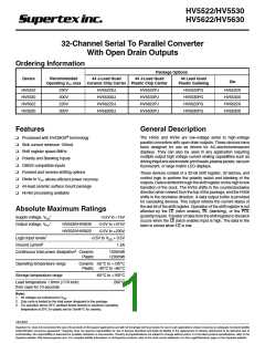 浏览型号HV5630的Datasheet PDF文件第1页