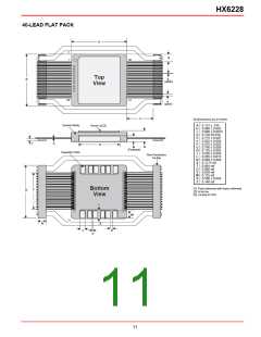 浏览型号HX6228ABHT的Datasheet PDF文件第11页