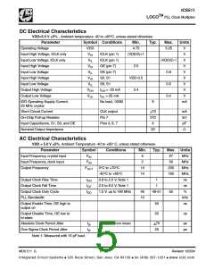 浏览型号ICS511MLF的Datasheet PDF文件第5页