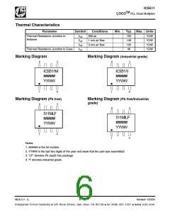 浏览型号ICS511MLF的Datasheet PDF文件第6页