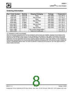 浏览型号ICS511MLF的Datasheet PDF文件第8页