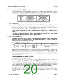 浏览型号CMX990Q1的Datasheet PDF文件第20页