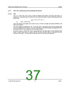 浏览型号CMX990Q1的Datasheet PDF文件第37页