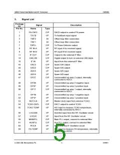 浏览型号CMX990Q1的Datasheet PDF文件第5页