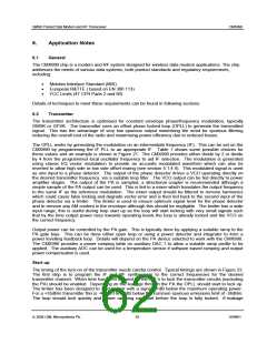 浏览型号CMX990Q1的Datasheet PDF文件第62页