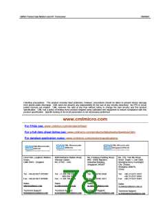浏览型号CMX990Q1的Datasheet PDF文件第78页