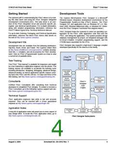 浏览型号CY8C27443-24PVXIT的Datasheet PDF文件第4页
