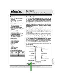 浏览型号EL4583CN的Datasheet PDF文件第1页