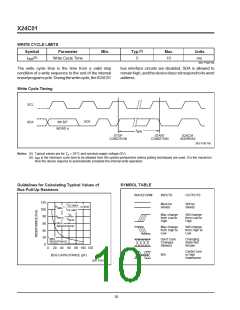 浏览型号X24C01P的Datasheet PDF文件第10页