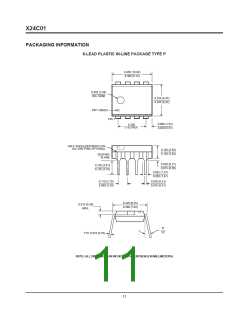 浏览型号X24C01P的Datasheet PDF文件第11页