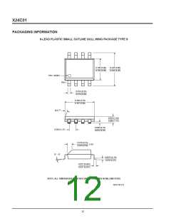 浏览型号X24C01P的Datasheet PDF文件第12页