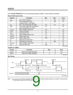 浏览型号X24C01P的Datasheet PDF文件第9页