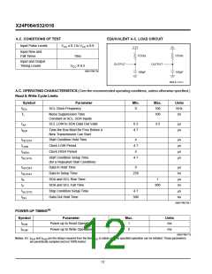 浏览型号X24F064S-5的Datasheet PDF文件第12页