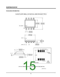 浏览型号X24F064S-5的Datasheet PDF文件第15页