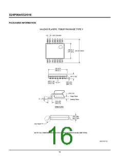 浏览型号X24F064S-5的Datasheet PDF文件第16页