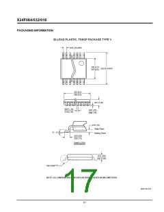 浏览型号X24F064S-5的Datasheet PDF文件第17页