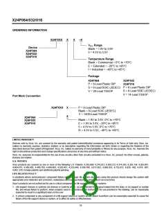 浏览型号X24F064S-5的Datasheet PDF文件第18页