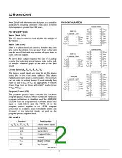 浏览型号X24F064S-5的Datasheet PDF文件第2页