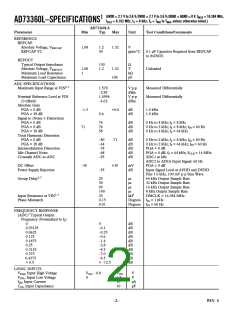 浏览型号AD73360LAR的Datasheet PDF文件第2页
