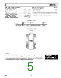 浏览型号AD73360LAR的Datasheet PDF文件第5页