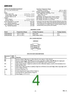 浏览型号ADM3485EAR的Datasheet PDF文件第4页