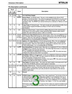 浏览型号MT89L86AP的Datasheet PDF文件第3页