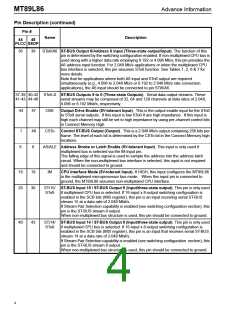 浏览型号MT89L86AP的Datasheet PDF文件第4页