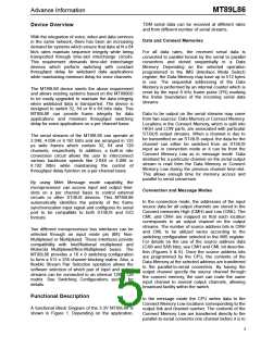 浏览型号MT89L86AP的Datasheet PDF文件第5页