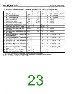 浏览型号MT9161BE的Datasheet PDF文件第23页