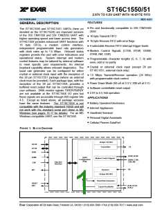 浏览型号ST16C1550IJ28的Datasheet PDF文件第1页