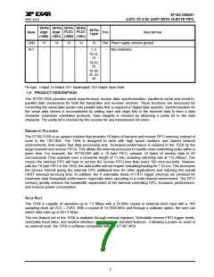 浏览型号ST16C1550IJ28的Datasheet PDF文件第7页
