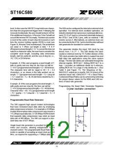 浏览型号ST16C580CP40的Datasheet PDF文件第12页