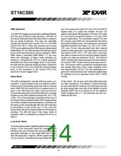 浏览型号ST16C580CP40的Datasheet PDF文件第14页