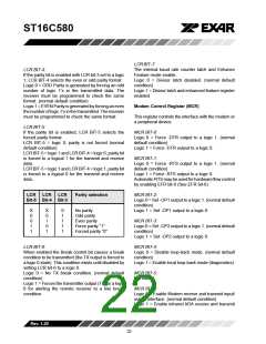 浏览型号ST16C580CP40的Datasheet PDF文件第22页