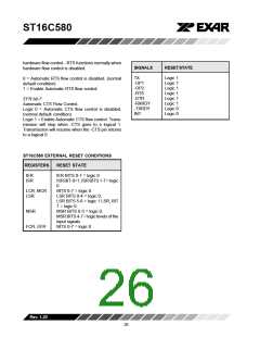 浏览型号ST16C580CP40的Datasheet PDF文件第26页