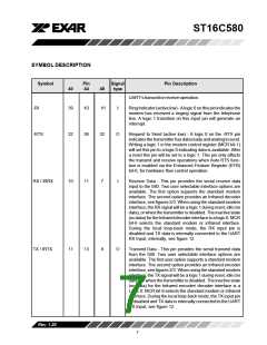 浏览型号ST16C580CP40的Datasheet PDF文件第7页