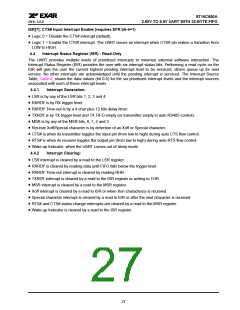 浏览型号ST16C650的Datasheet PDF文件第27页